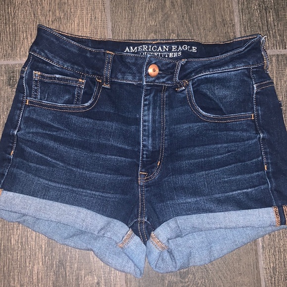 American Eagle Outfitters Pants - Dark wash AE shorts